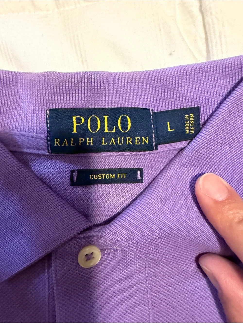 Ralph Lauren Purple Polo Shirt with Green Pony Logo. Immaculate shape polos!